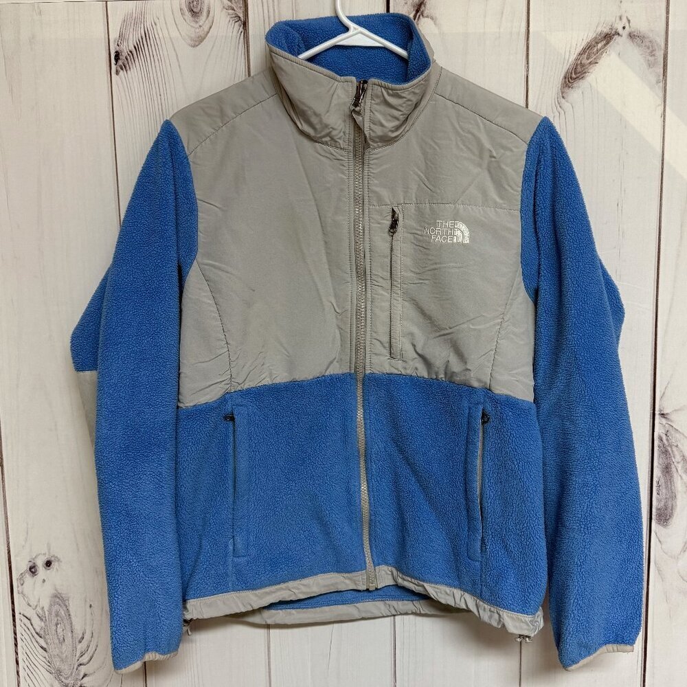 The‎ North Face Denali Jacket Women’s Medium Blue/Gray GUC
